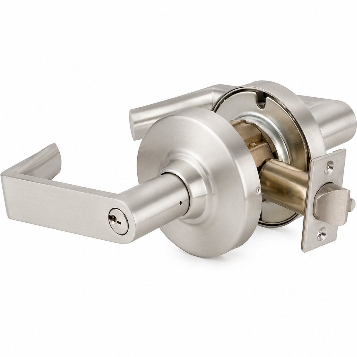 Schlage Commercial ND94LRHO619 satin nickel classroom door lever