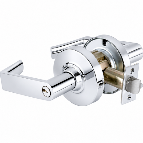 Schlage Commercial ND94LRHO625 polished chrome classroom door lever