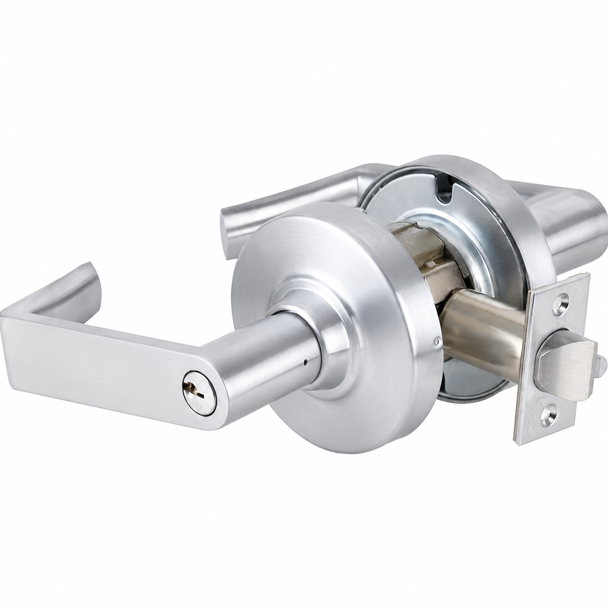 Schlage Commercial ND94LRHO626 satin chrome classroom door lever