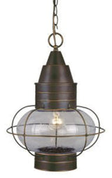Vaxcel OD21836BBZ OD21836 13" Chatham Steel Outdoor Pendant Burnished Bronze