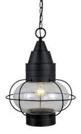 Vaxcel OD21836TB OD21836 13" Chatham Steel Outdoor Pendant Textured Black