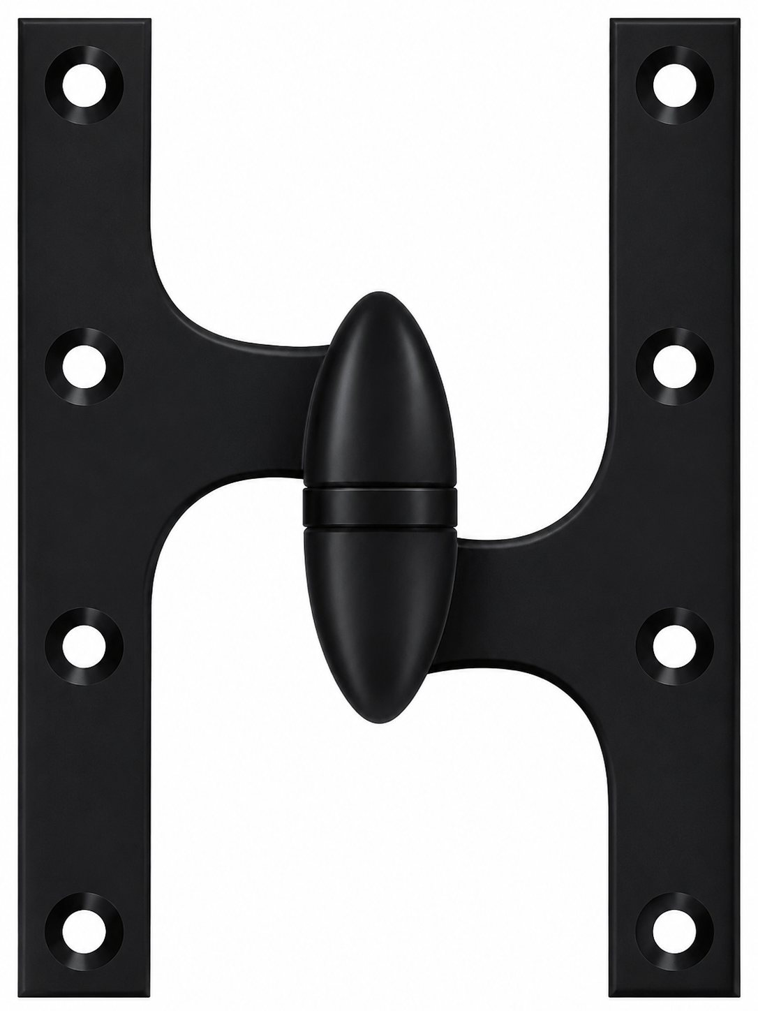 Deltana OK6050B19-R paint black olive knuckle hinge