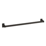 GEO GBA-OL2434 24" x 5/8" Traditional Towel Bar with 1" x 1-3/4" Base - Matte Black