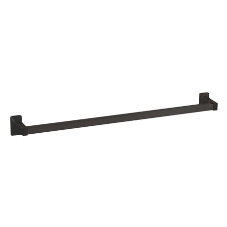 GEO GBA-OL2434 24" x 5/8" Traditional Towel Bar with 1" x 1-3/4" Base - Matte Black