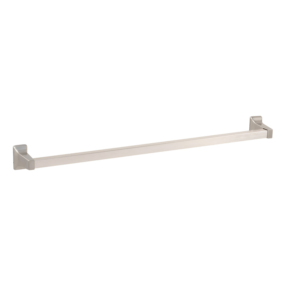 GEO GBA-OL2434 24" x 5/8" Traditional Towel Bar with 1" x 1-3/4" Base - Satin Nickel