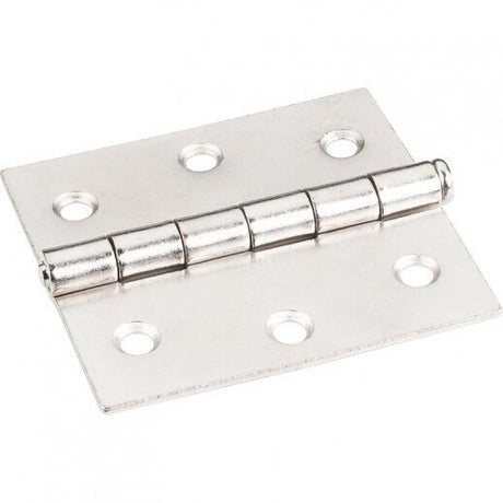 Hardware Resources OL33550BN butt hinge in satin stainless, additional view