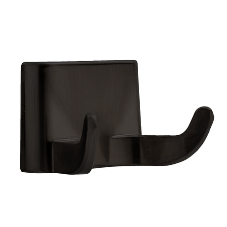 GEO GBA-OLDRH 1-7/16" x 2-7/16" Traditional Double Robe Hook - Matte Black
