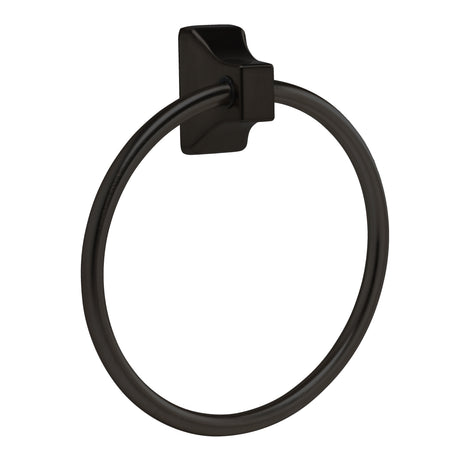 GEO GBA-OLMTR 6" Traditional Metal Towel Ring - Matte Black