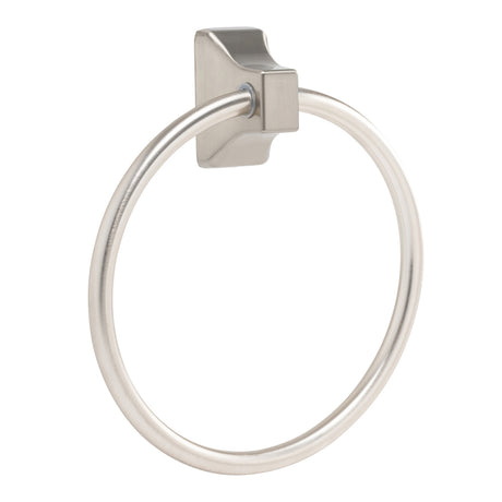 GEO GBA-OLMTR 6" Traditional Metal Towel Ring - Satin Nickel