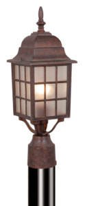 Vaxcel OP36765RBZ OP36765 6" Vista Aluminum Outdoor Post Light Royal Bronze