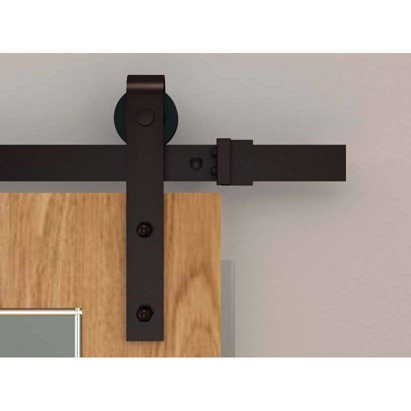 Orca Hardware FTST-OB-8C oil rubbed bronze barn door track kit