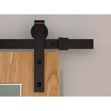 Orca Hardware FTST-OB-8C oil rubbed bronze barn door track kit