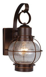 Vaxcel OW21861BBZ OW21861 7" Chatham Steel Outdoor Wall Light Burnished Bronze
