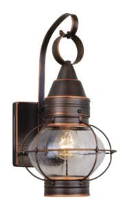 Vaxcel OW21881BBZ OW21881 8" Chatham Steel Outdoor Wall Light Burnished Bronze