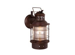 Vaxcel OW37051BBZ OW37051 5-1/2" Hyannis Steel Outdoor Wall Light Burnished Bronze