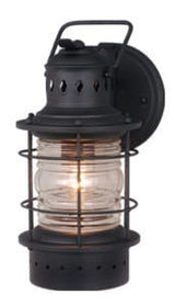 Vaxcel OW37051TB OW37051 5-1/2" Hyannis Steel Outdoor Wall Light Textured Black