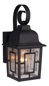 Vaxcel OW37563TB OW37563 6" Vista Aluminum Outdoor Wall Light Textured Black