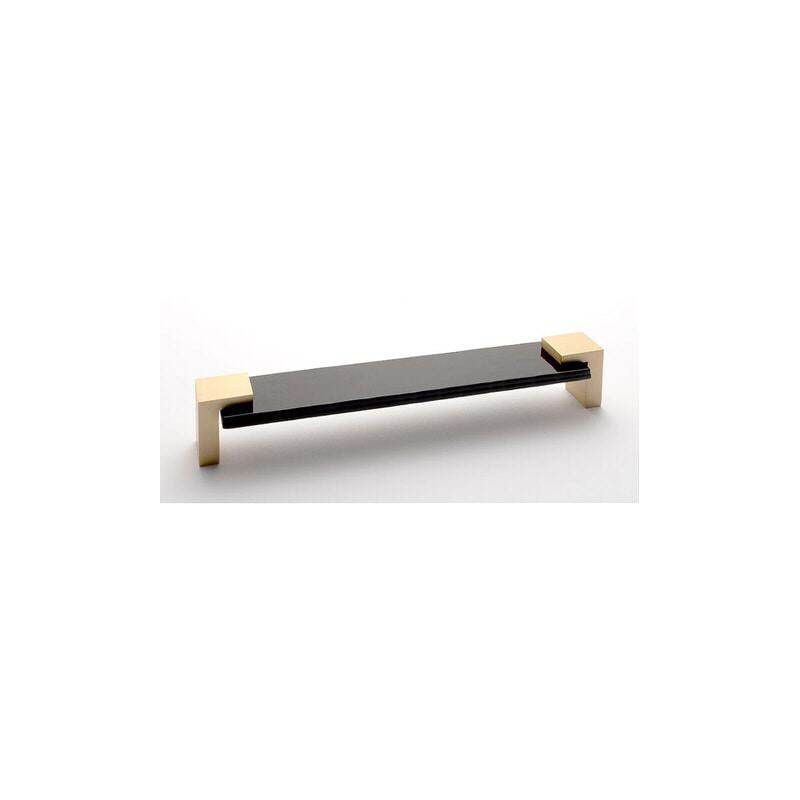 Sietto P-1203-8-SB satin brass cabinet pull