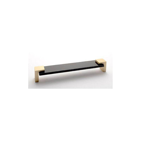 Sietto P-1203-8-SB satin brass cabinet pull