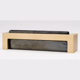 Sietto P-1802-SB satin brass cabinet pull