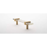 Sietto P-1900-5.5-SB satin brass cabinet pull