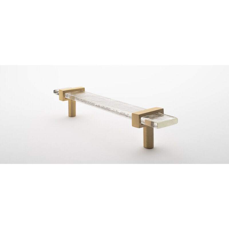 Sietto P-1900-7-SB satin brass cabinet pull