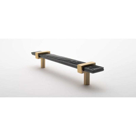 Sietto P-1902-7-SB satin brass cabinet pull