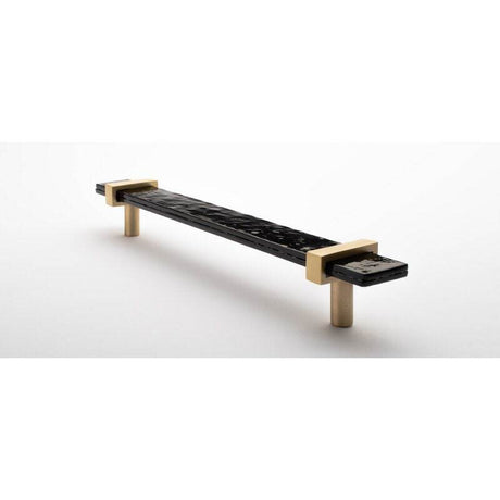 Sietto P-1903-9-SB satin brass cabinet pull