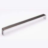 Sietto P-2000-12-G-PC gunmetal/polished chrome cabinet pull