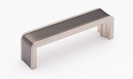 Sietto P-2000-4-G-SN gunmetal/satin nickel cabinet pull