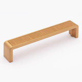 Sietto P-2001-6-SB satin brass cabinet pull