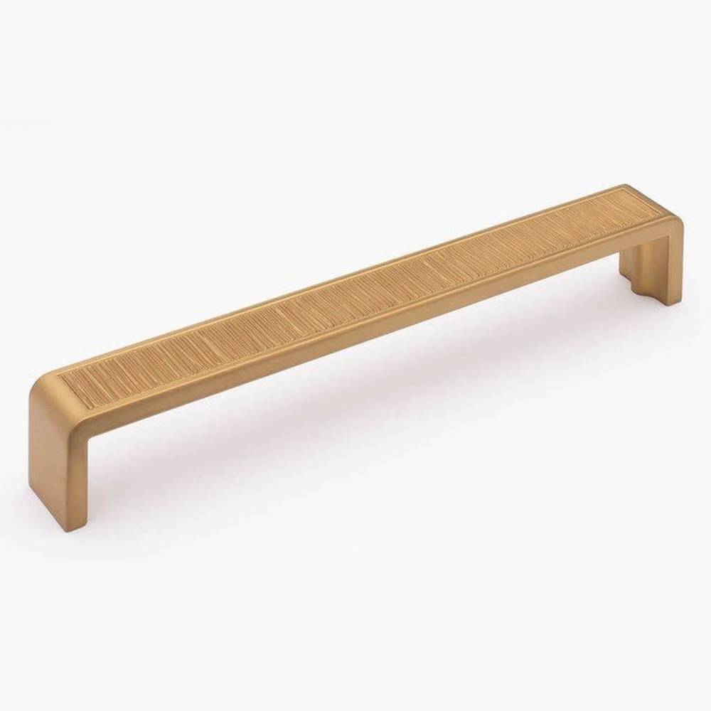 Sietto P-2001-8-SB satin brass cabinet pull