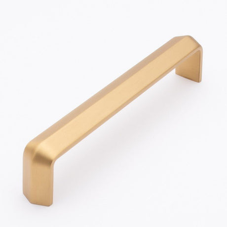 Sietto P-2003-6-SB satin brass cabinet pull