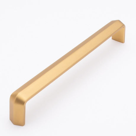 Sietto P-2003-8-SB satin brass cabinet pull