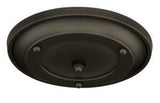 Vaxcel P0062 P0056 Canopy Accessory Steel Small Canopy Kit Multiple Pendant Holder Oil Rubbed Bronze