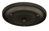 Vaxcel P0063 P0057 Canopy Accessory Steel Large Canopy Kit Multiple Pendant Holder Oil Rubbed Bronze