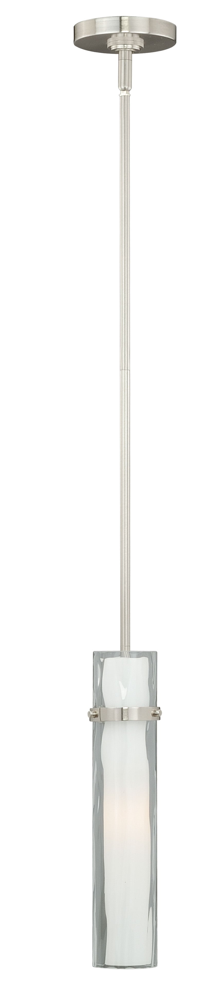 Vaxcel P0065 satin nickel pendant lighting