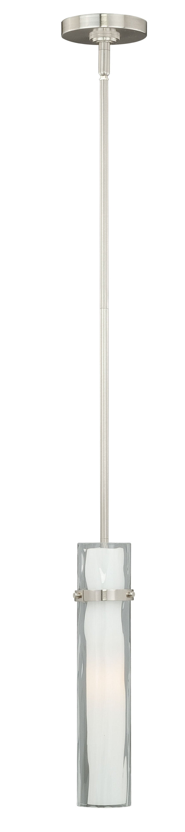 Vaxcel P0065 satin nickel pendant lighting