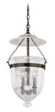Vaxcel P0120 P0119 12-3/4" 630 Series Steel W/Clear Glass Pendant New Bronze