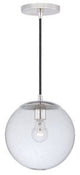 Vaxcel P0161 10" 630 Series Steel 1L Mini Pendant Polished Nickel