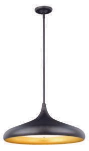 Vaxcel P0213 P0211 21" Bacio Steel Instalux LED Pendant Oil Rubbed Bronze