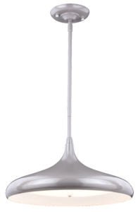 Vaxcel P0214 16" Bacio Steel Instalux LED Pendant Taupe