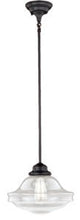 Vaxcel P0242 12" Huntley Steel Pendant Oil Rubbed Bronze