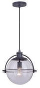 Vaxcel P0291 P0290 12" 630 Series Steel Pendant Black Iron