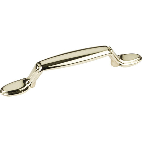 Elements P106-PBM polished brass machined cabinet pull