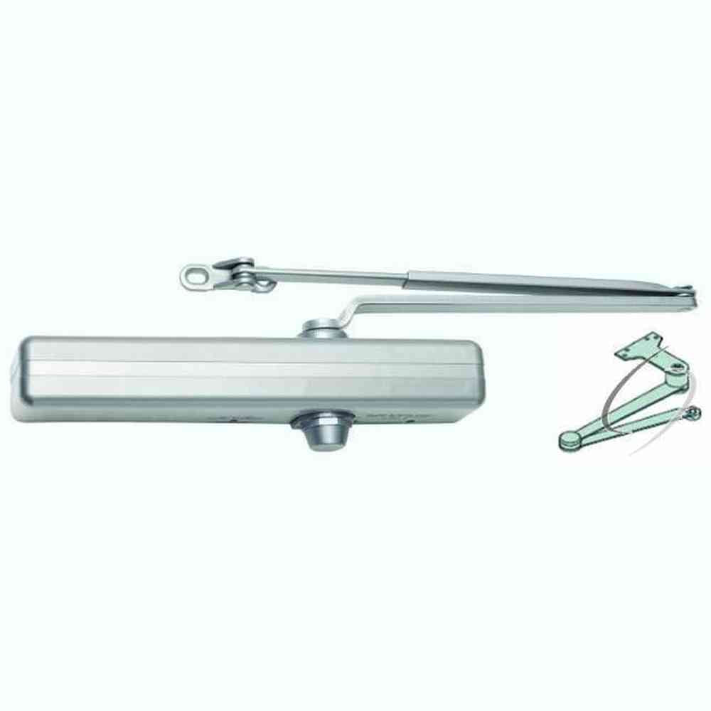 LCN 1461EDAALFPC aluminum surface mounted door closer