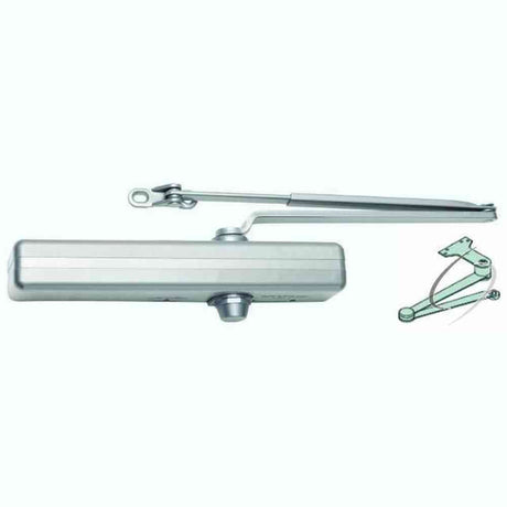 LCN 1461EDAALFPC aluminum surface mounted door closer