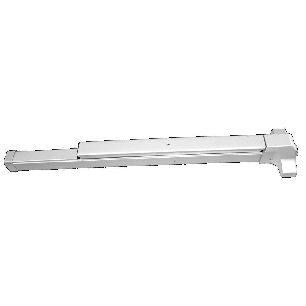 Lockey PB1100AL rim exit devices in polished brass, additional view