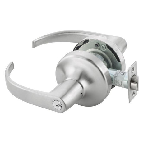 Yale PB4707LN626 satin chrome keyed entry door lever
