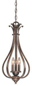 Vaxcel PD35459RBZ PD35459 Monrovia Steel 3L Pendant Royal Bronze